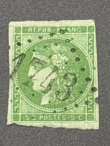 Frankrijk 1870/1871 - Frankrijk, Een lot van 3 zegels Yvert, Gestempeld