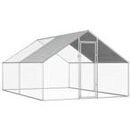 vidaXL Kippenhok 2,75x4x1,92 m gegalvaniseerd staal, Verzenden