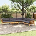 vidaXL 6 Stuk Tuinpallet Sofa Eenheden Massief Acacia Hout, Verzenden, Nieuw