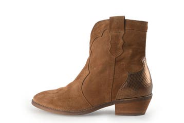Manfield Cowboy laarzen in maat 37 Cognac, Kleding | Dames, Schoenen, Overige kleuren, Verzenden, Zo goed als nieuw, Manfield