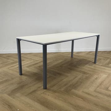 Eromes kantinetafel 180x80 cm, wit - grijs, Bureau