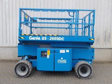 Veiling: Schaarhoogwerker Genie GS-2669DC Elektrisch 10m 201, Ophalen