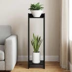 vidaXL Plantenstand Zwarte Eik 30 x 30 x 100 cm, Tuin en Terras, Verzenden, Nieuw