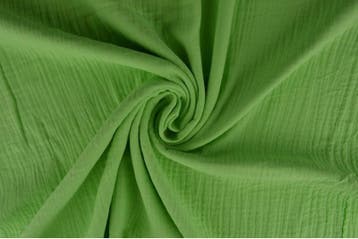 10 meter mousseline stof - mint groen - Double gauze, Verzenden, 120 cm of meer, Katoen, Groen