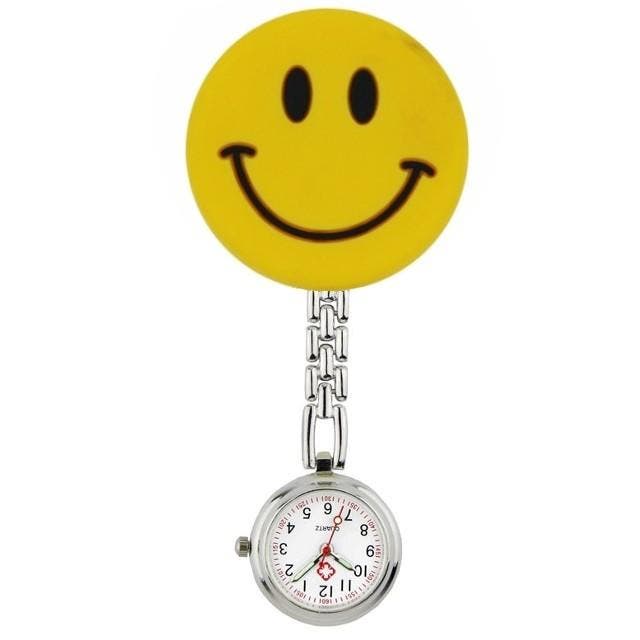 Fako - Verpleegstershorloge - 3D Ketting - Emoji Smile, Handtassen en Accessoires, Horloges | Dames, Verzenden