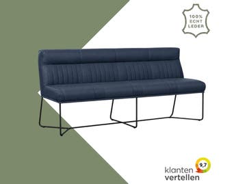 Leren eetkamerbank Cuddle (180 cm), Antiquités & Art, Ophalen of Verzenden