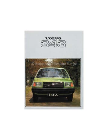 1978 VOLVO 343 BROCHURE NEDERLANDS