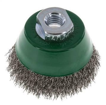Brosse à godet 65 mm (M 14X2) Fil en acier inoxydable 0.3 mm, Verzenden