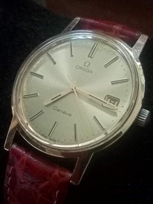 Omega - Geneve Cal 1030, 136.0104, Tool-9070 (OH) - Zonder, Handtassen en Accessoires, Horloges | Heren