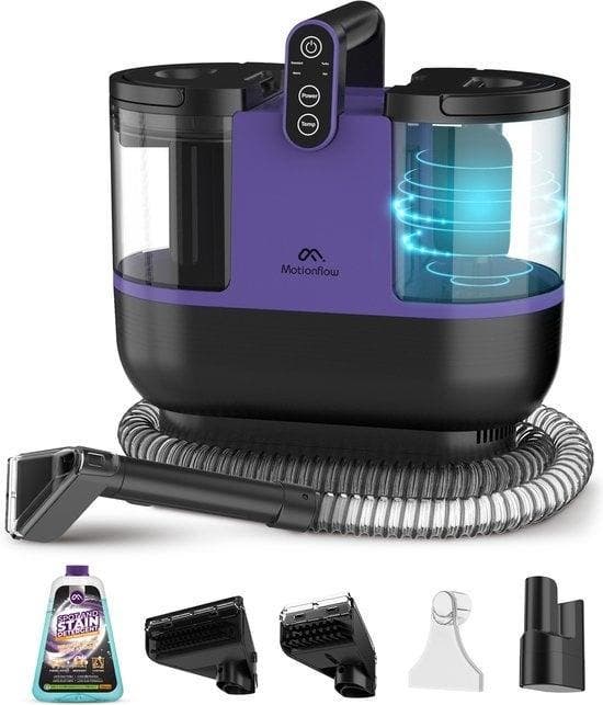 2dekans | Motionflow 4-in-1 Tapijtreiniger – 1800 ml, Elektronische apparatuur, Stofzuigers, Ophalen of Verzenden