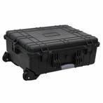 vidaXL Flightcase op wieltjes 63x50x23 cm PP zwart, Verzenden