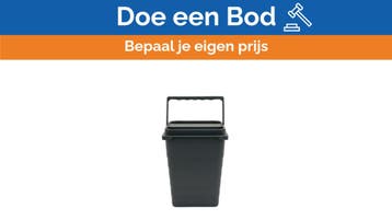Bieden: Space-Saving Marine Waste Bin with Lid and Handle, Ophalen of Verzenden
