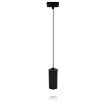 Hanglamp - lade - GU10 - fitting - zwart, Verzenden
