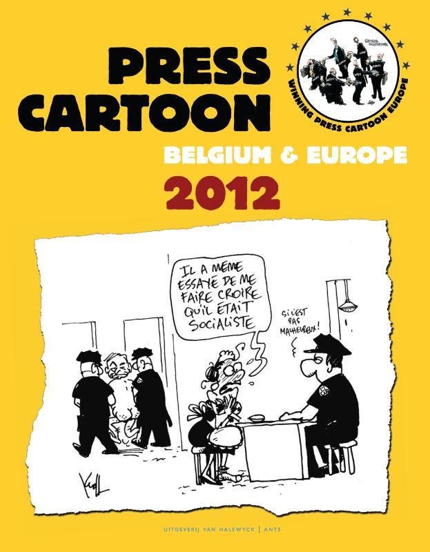 Press cartoon Belgium 2012 9789461310972, Boeken, Stripverhalen, Gelezen, Verzenden