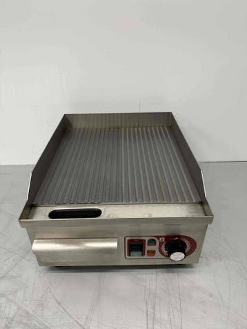 Plaque de cuisson en acier inoxydable HCB, à rainures, 36, Verzenden