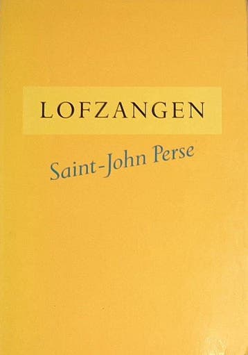 Lofzangen 9789064810282 Saint-John Perse, Verzenden, Saint-John Perse