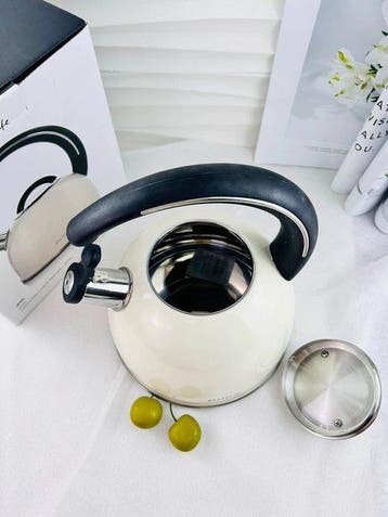 Duka - Fluitketel - roestvrij staal - 2,5 L fluitende