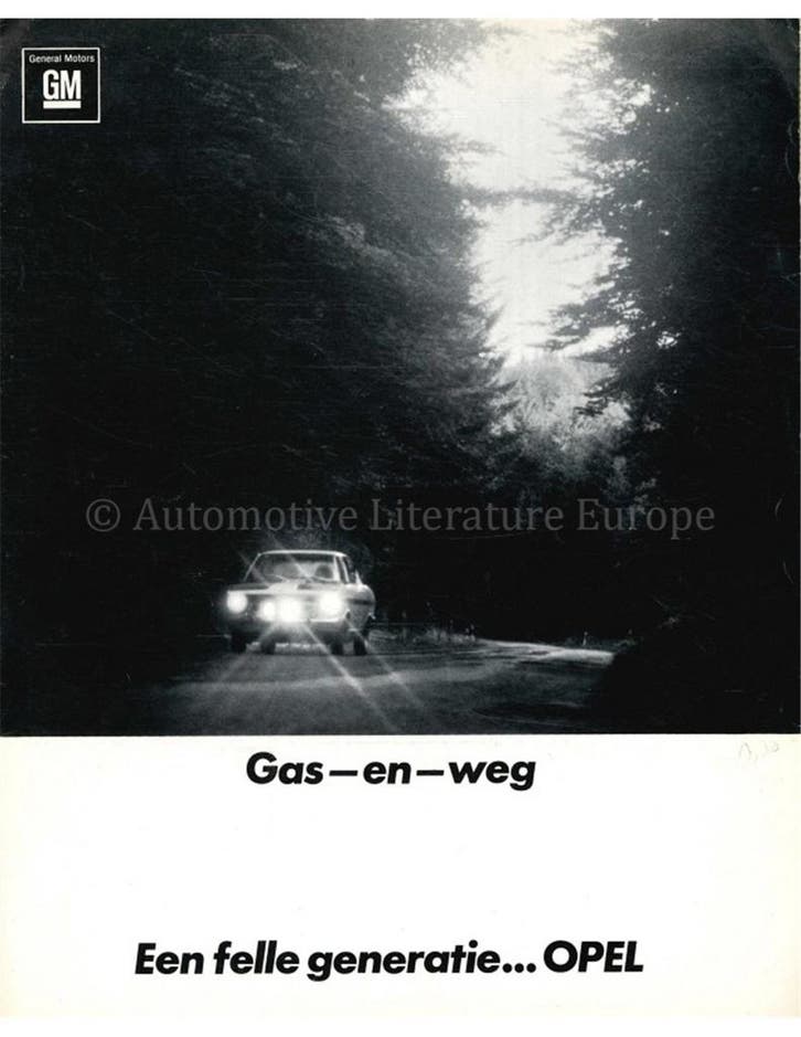 1967 OPEL PROGRAMMA BROCHURE NEDERLANDS, Boeken, Auto's | Folders en Tijdschriften