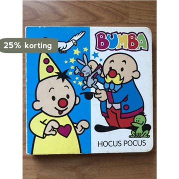 Hocus pocus / Bumba kartonboekje / 5 9789059162105, Verzenden, Gelezen, G. Verhulst