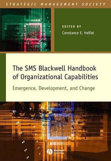 The SMS Blackwell Handbook of Organizational Capabilities, Verzenden, Helfat