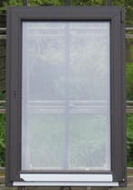 pvc raam , chassis , venster 92 x 138 zwart, Ophalen of Verzenden, Raamkozijn