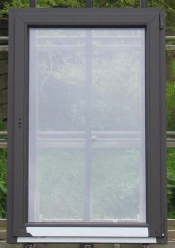 pvc raam , chassis , venster 92 x 138 zwart, 75 tot 150 cm, Kunststof, Raamkozijn, Nieuw
