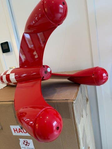 Tintin - 1 Aroutcheff-raket + gesigneerd - 114 cm, met doos, Boeken, Nieuw