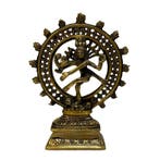 Beeld Shiva Nataraj Dubbele Ring - Messing, Ophalen of Verzenden, Nieuw