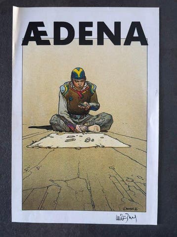 Moebius - Ondertekende uitnodigingskaart + ondertekende, Boeken, Nieuw