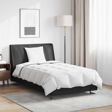 vidaXL Winter Duvet met kussen 2 st Wit Donsveer, Verzenden, Nieuw