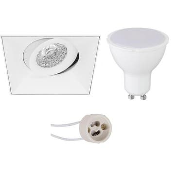 Pragmi Nivas Pro 6W LED Spot - Dimbare Kantelbare Vierkante, Verzenden, Nieuw