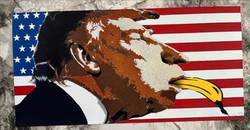 Thomas Baumgärtl (1960) - USAPE - Donald Trump (Banane im