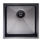Spoelbak - Gun Metal - 40 x 40 cm -  CENDO SPB40-3BLACK, Huis en Inrichting, Verzenden, Nieuw, Zwart