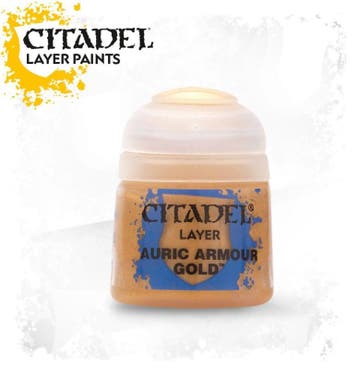 Citadel Layer Auric Armor Gold 12 Ml (Warhammer Nieuw), Ophalen of Verzenden, Nieuw