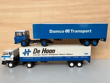 Lion Toys 1:50 - Model vrachtwagen (2) - DAF 2600 en 2800, Nieuw