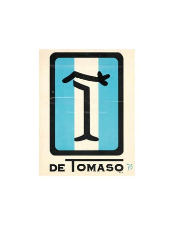 1973 DE TOMASO PROGRAMMA BROCHURE ITALIAANS ENGELS, Nieuw