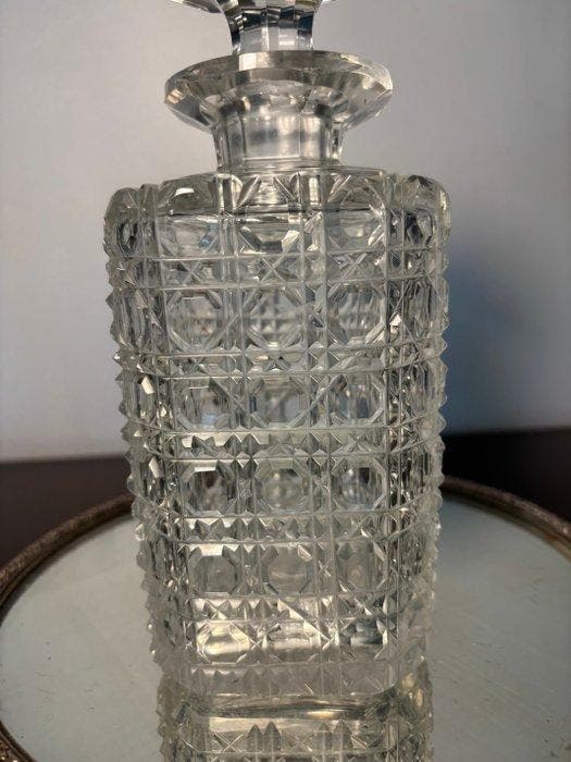 Boheme - Karaf - diamond cut - Kristal, Antiek en Kunst, Curiosa en Brocante