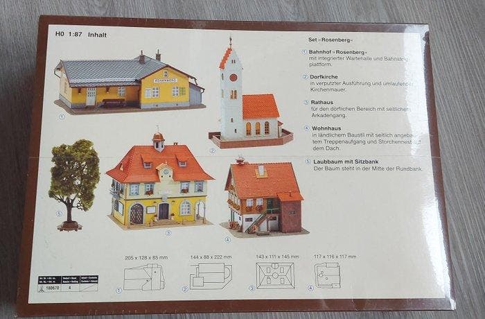 Faller H0 - Modeltrein bouwpakketten (1) - Bouwpakketset, Hobby & Loisirs créatifs, Trains miniatures | HO