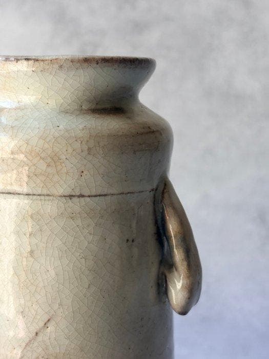 Japanese Studio Pottery () - Vaas - Steengoed, Antiek en Kunst, Antiek | Overige Antiek