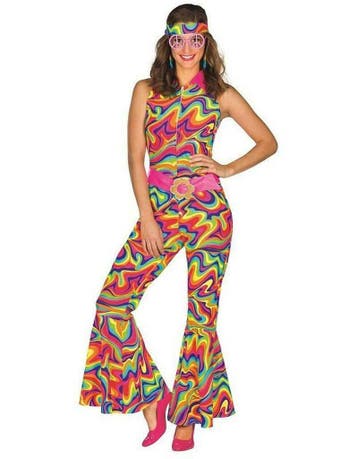 Hippie dames jumpsuit, Ophalen of Verzenden