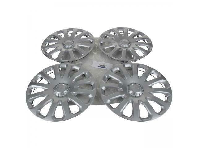 ORIGINELE Ford wieldoppen set 15 inch ZILVER (4 stuks) 17897, Autos : Pièces & Accessoires, Pneus & Jantes, Enlèvement ou Envoi