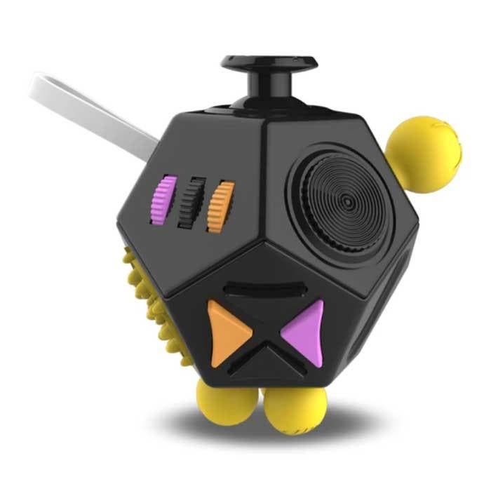 Friemelkubus 12 Zijden - Fidget Anti Stress Speelgoed, Télécoms, Téléphonie mobile | Accessoires & Pièces, Envoi