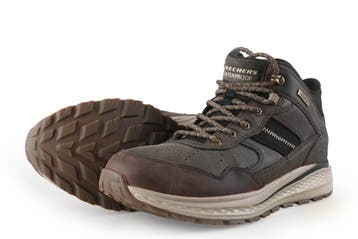 Skechers Veterboots in maat 45 Bruin, Kleding | Heren, Schoenen, Bruin, Verzenden, Boots, Zo goed als nieuw