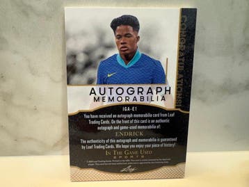 Leaf - Memorabilia - Endrick -(4/15) Parallel Autographed, Nieuw