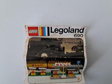 Lego Set - 690 - Legoland - Shell tankstation, Nieuw