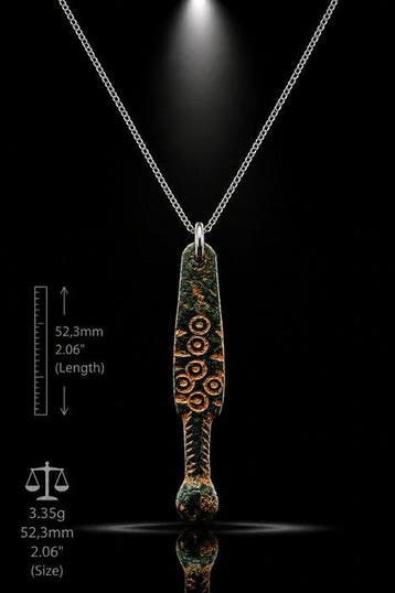 Viking periode Brons “De Slangens Verzorgingstalisman”