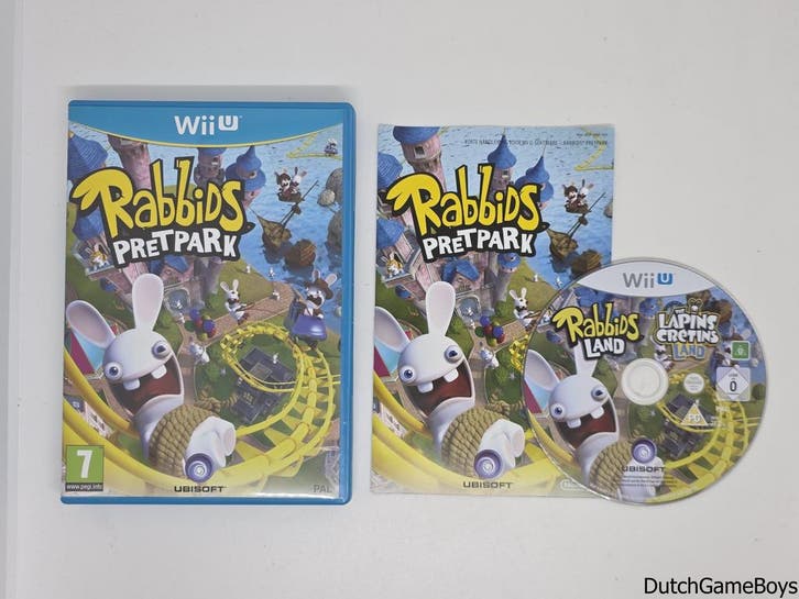 Nintendo Wii U - Rabbids - Pretpark - HOL, Games en Spelcomputers, Games | Nintendo Wii U, Gebruikt, Verzenden