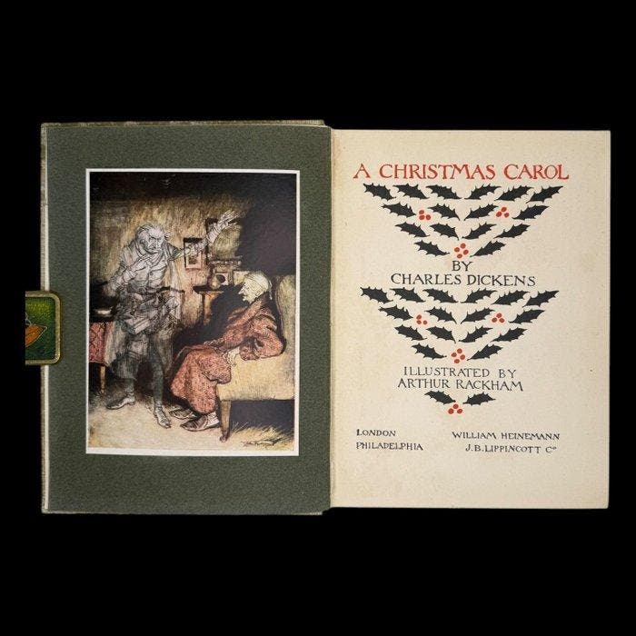 Charles Dickens - A Christmas Carol - 1915, Antiek en Kunst, Antiek | Boeken en Manuscripten