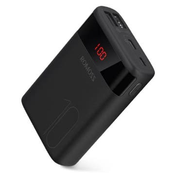Ares 10.000mAh Powerbank met 4 Poorten - LED Display Externe, Verzenden, Nieuw, Romoss