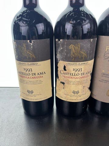 1993 x2 La Casuccia Castello di Ama, 2005 Ris. Rancia
